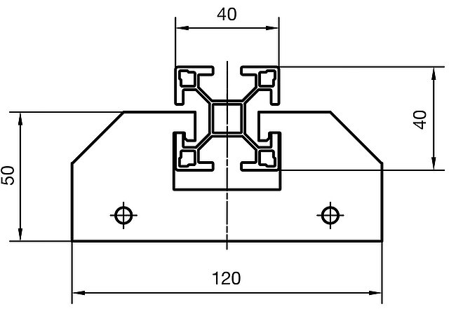 Trafix V Trapezblechbefestigung Zeichnung