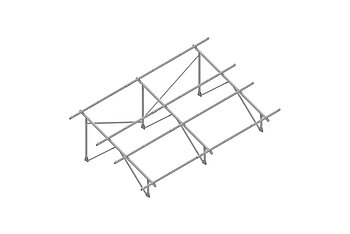 ALTEC PV-Montagesysteme: Freiland-KIT Standard für 6 Module
