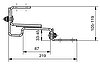Zeichnung Dachhaken für Metalldachplatten