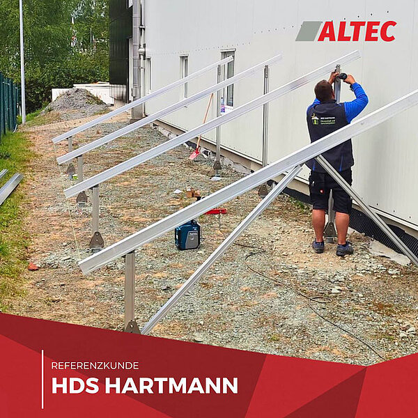 Bild vom ALTEC Freilandtisch - aufgestellt bei HDS Hartmann - 2/2