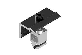 PV Endklemme Universal Zylinderkopfschraube Schwarz