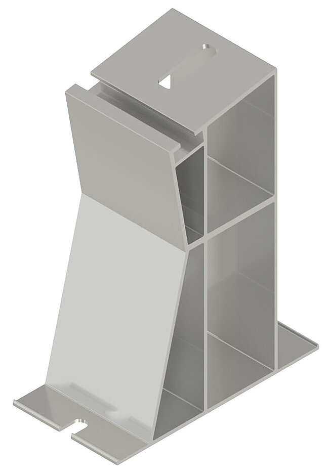 [Translate to Englisch:] ALTEC PV-Montagesysteme: Hochstütze für ALTEC FD_OPTIFLEX 10