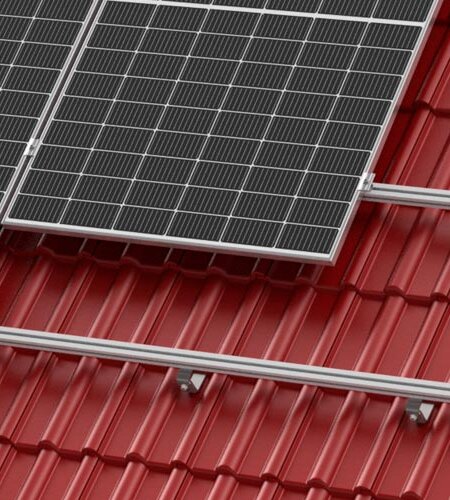 PV Montagesystem Schrägdach - Pfannenziegel