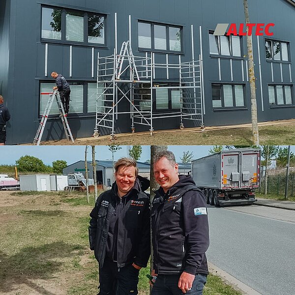 ALTEC PV-Montagesysteme: Referenz eines vertikalen PV-Fassaden-Systems, Bild 3