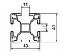 PV Profil 40 x 40 Standard
