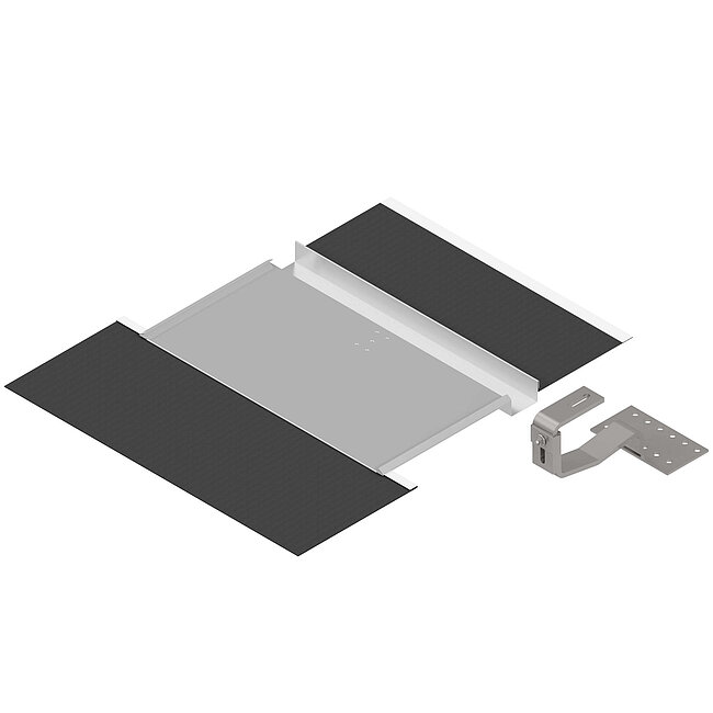 ALTEC CLEVER-TILE Ersatzziegel mit Dachhaken für schwarze Ziegel