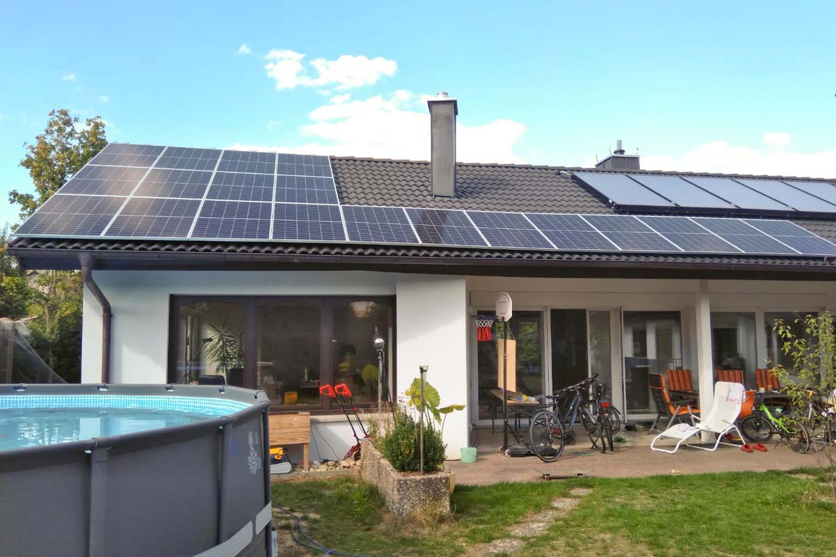 PV Montagesystem Ziegeldach Referenz