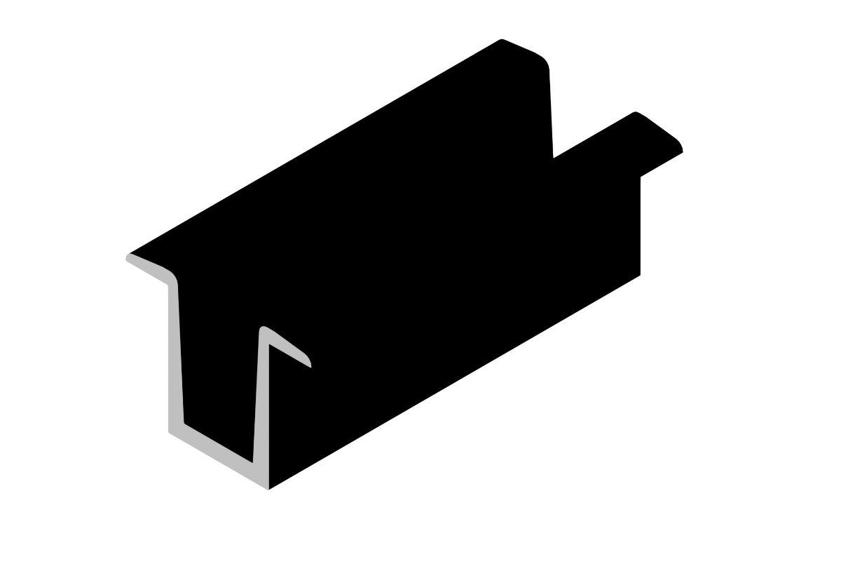 PV Mittelklemme Unmontiert Schwarz