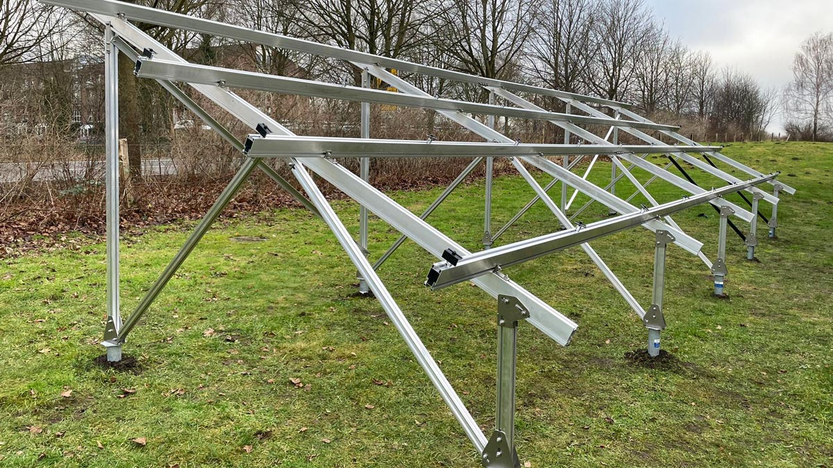 Photovoltaik Gestell Freiland Sonne.sh