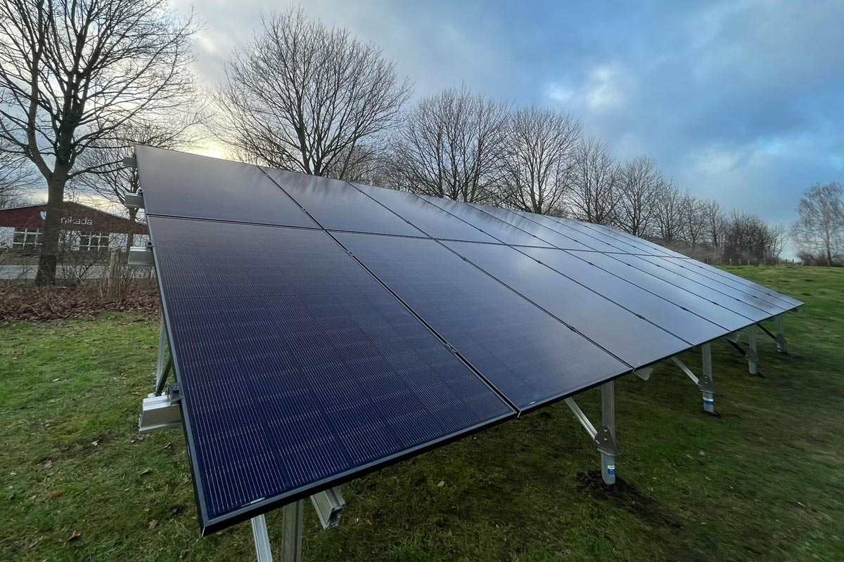 Photovoltaik Gestell Freiland Referenz