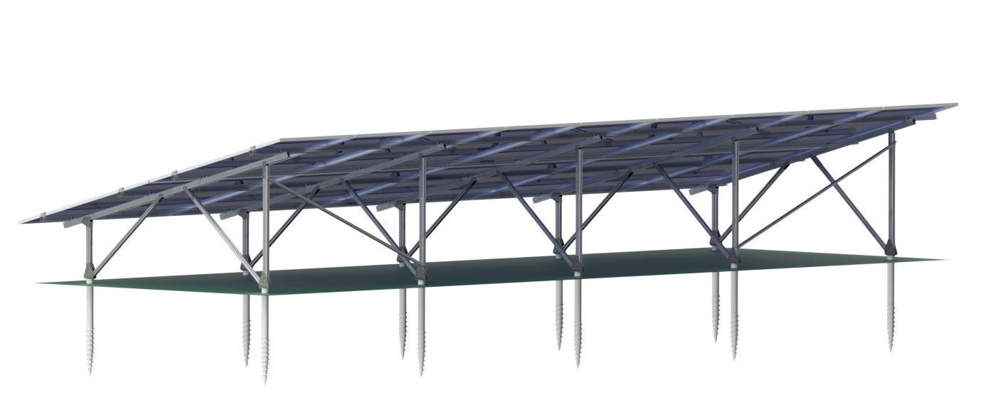 Photovoltaik Gestell Freiland von ALTEC