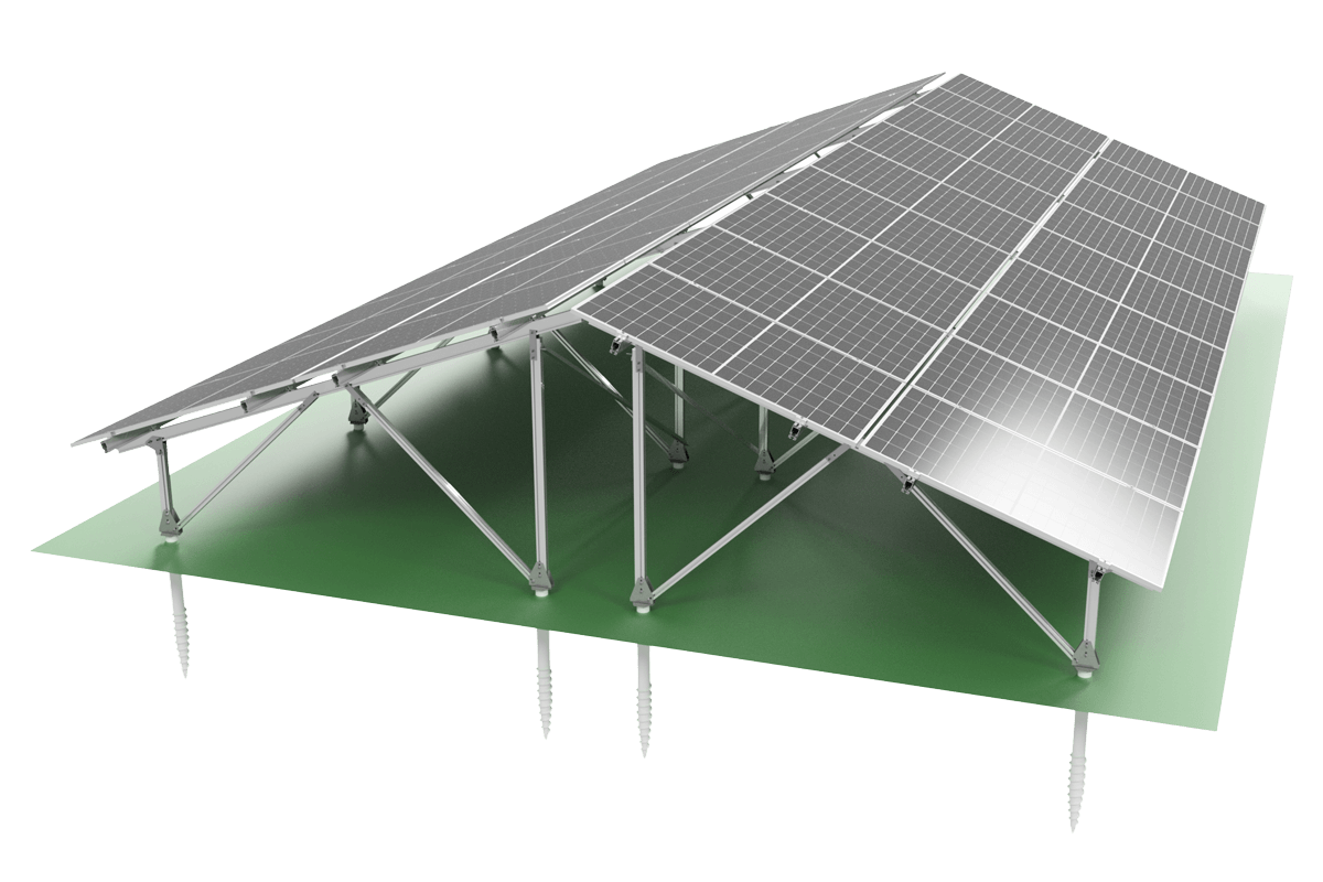 PV Montagesystem Freiland - 18 Module