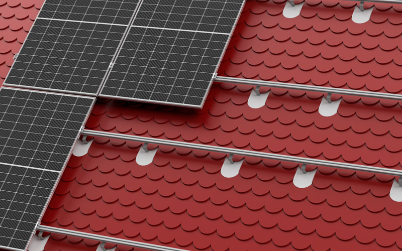PV-Montagesysteme Biberschwanz